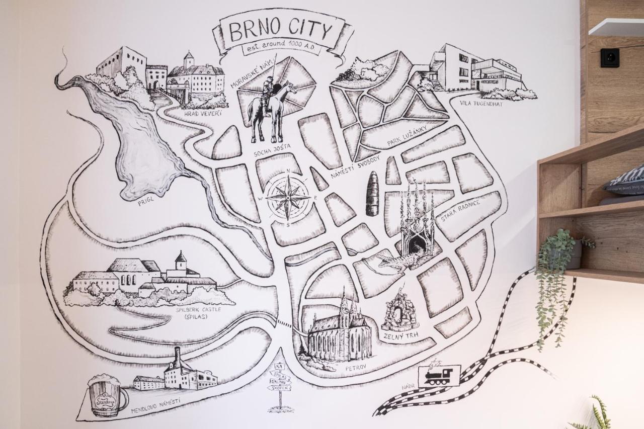 Brno City Apartment Near Malinovskeho Square エクステリア 写真