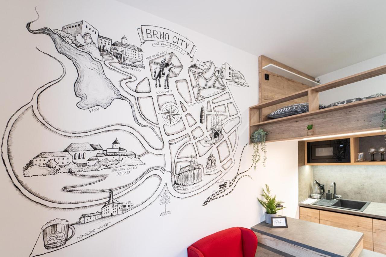 Brno City Apartment Near Malinovskeho Square エクステリア 写真